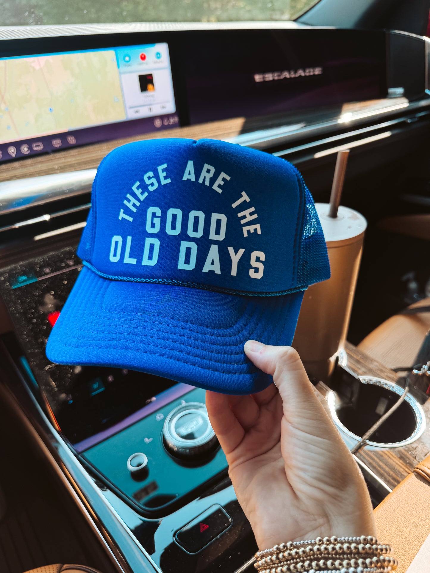 These Are The Good Old Days Trucker Hat