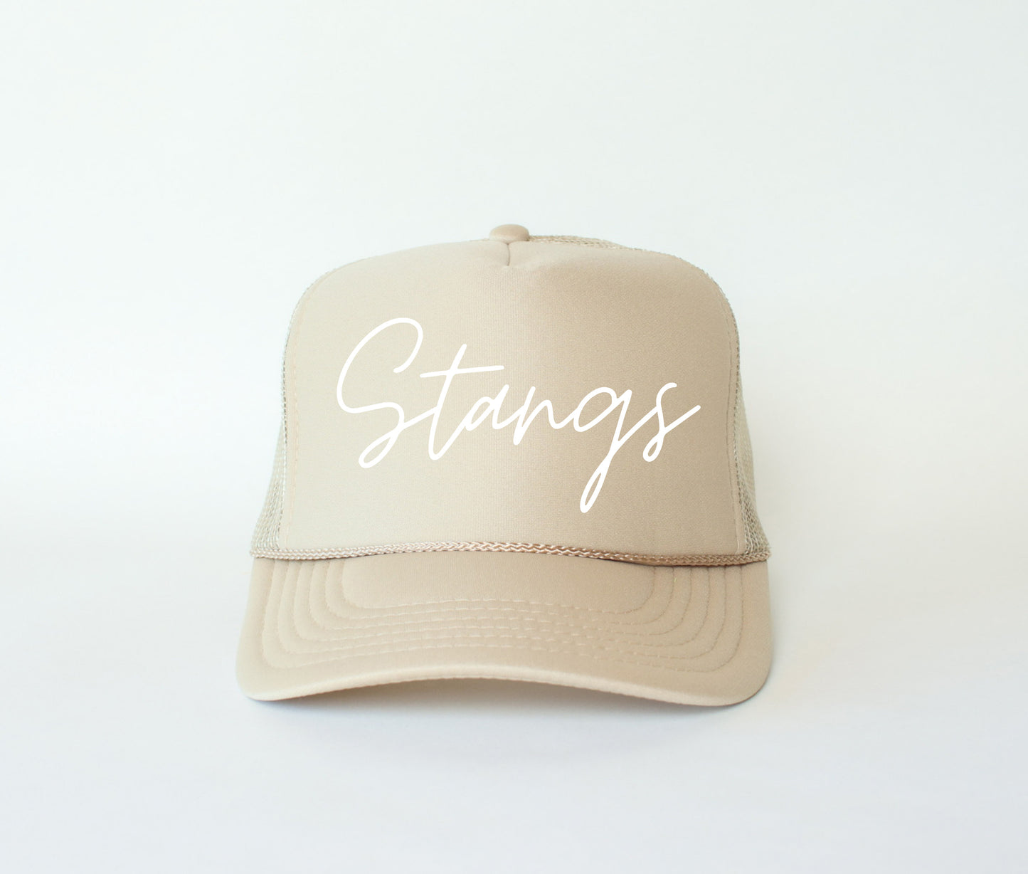 Stangs Cursive Trucker Hat