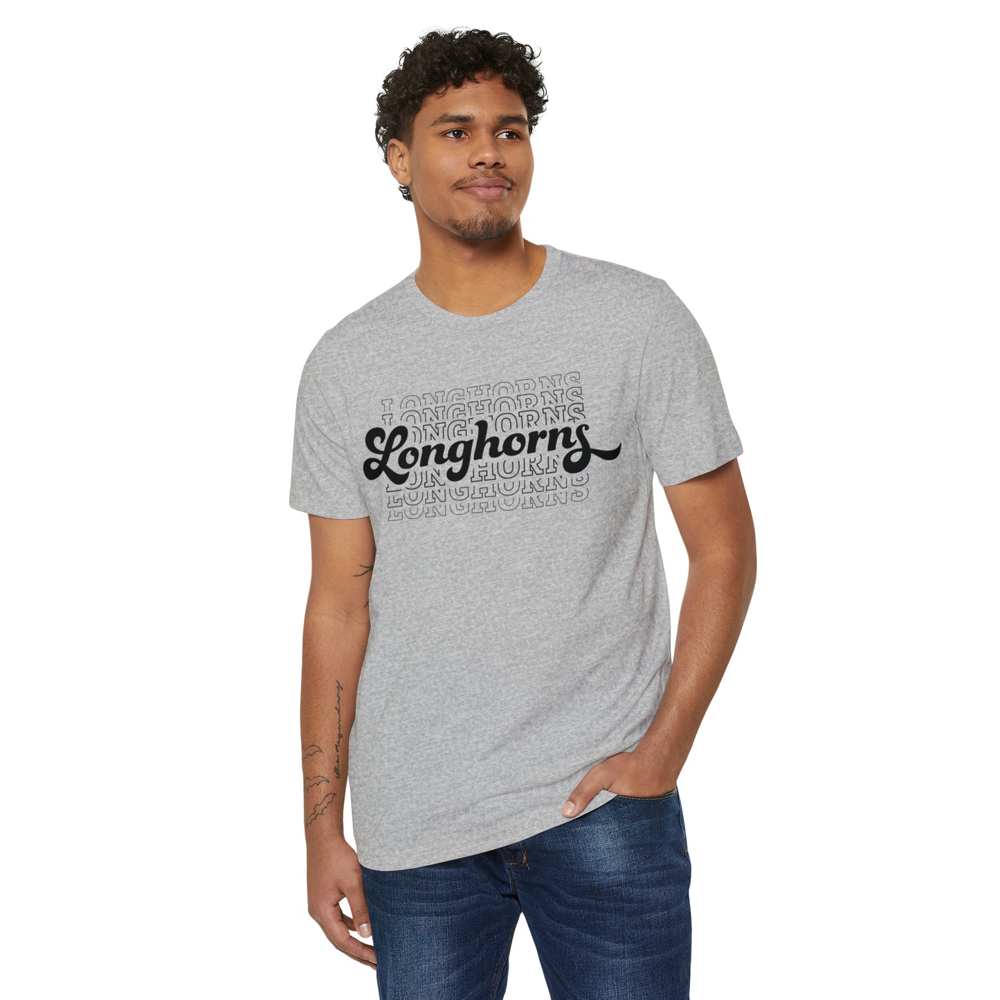 Longhorns Retro Print Tee