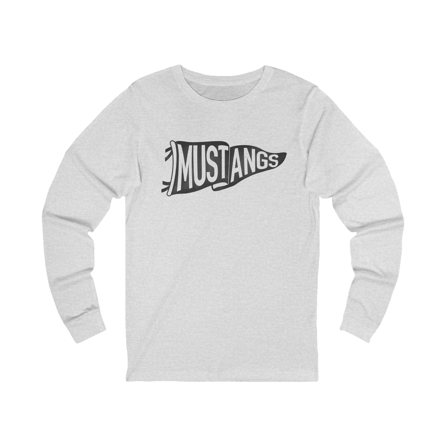 Mustangs Pennant Long Sleeve T-Shirt