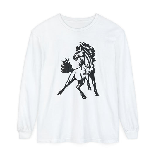 Mustangs Throwback Long Sleeve T-Shirt