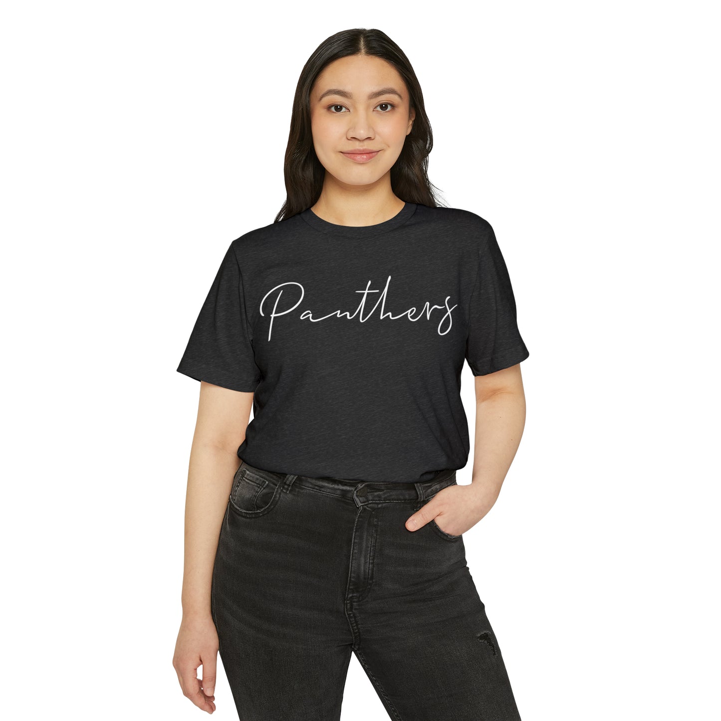 Panthers Cursive Tee