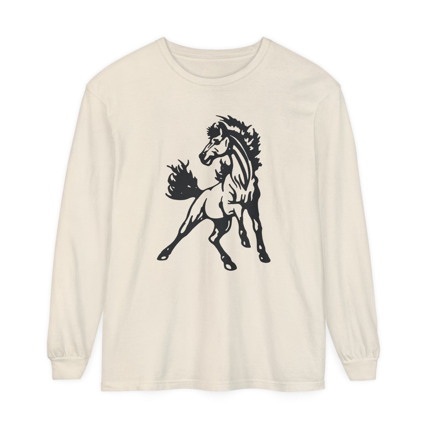 Mustangs Throwback Long Sleeve T-Shirt