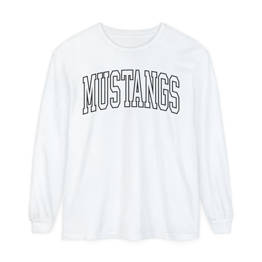 Mustangs Block Long Sleeve T-Shirt