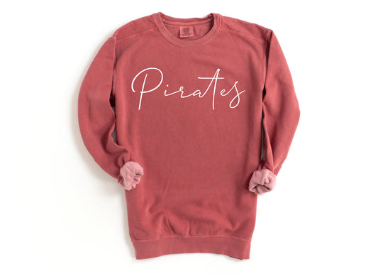 Pirates Cursive Sweatshirt