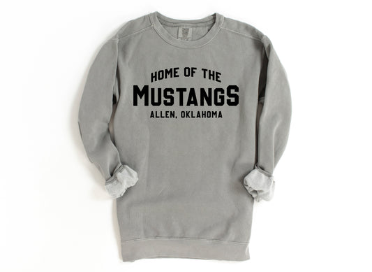 Home of The Mustangs Sweatshirt