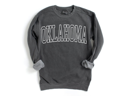 Oklahoma Block Outline Sweatshirt