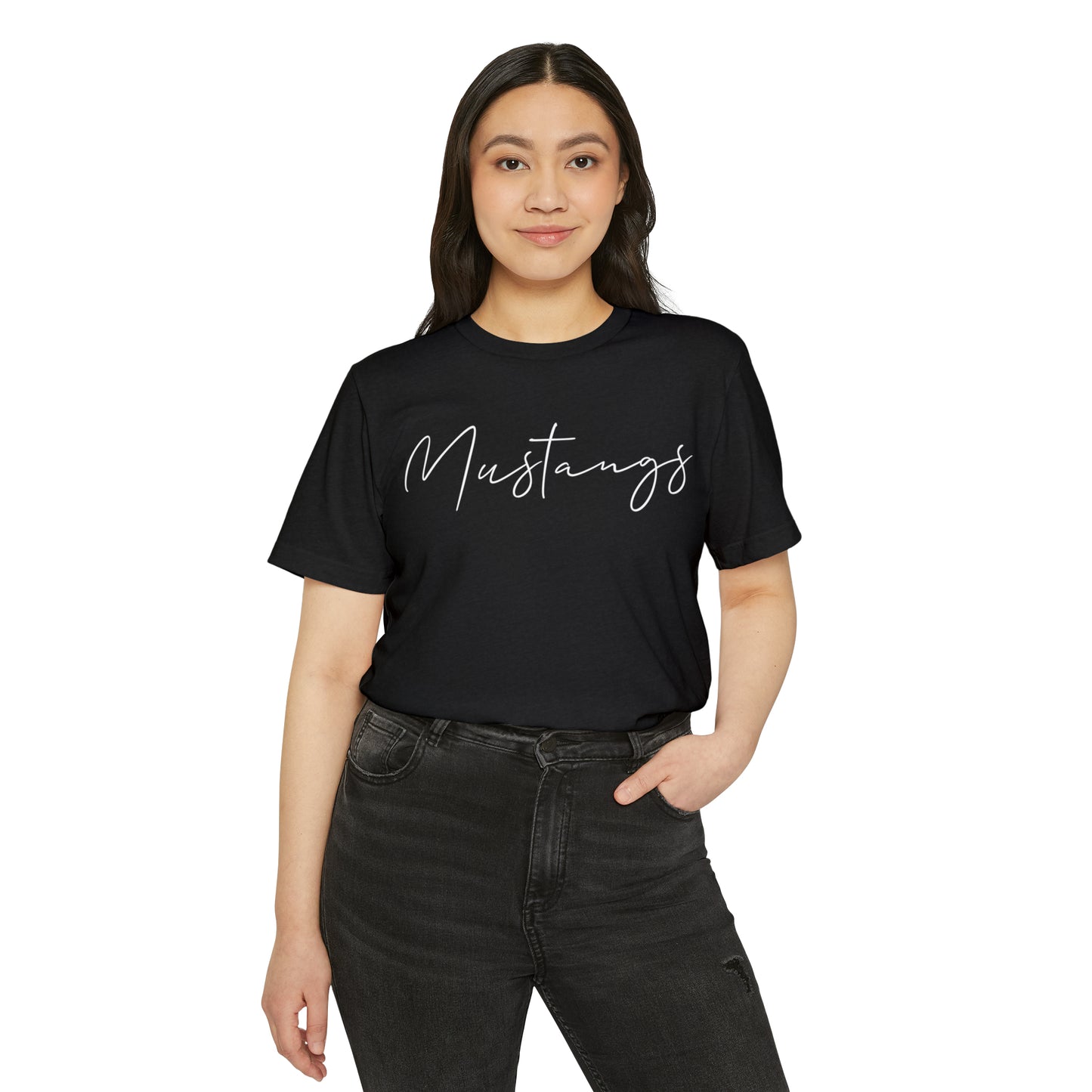 Mustangs Cursive Tee