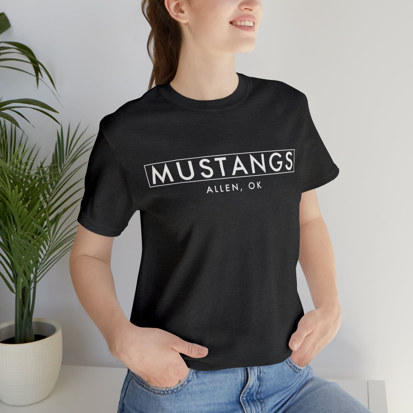 Allen Mustangs Outlined Tee