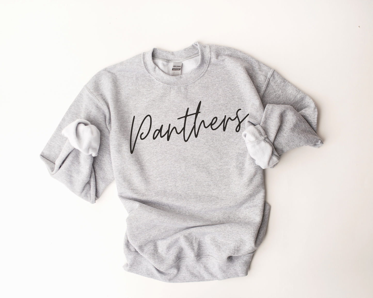 Panthers Cursive Sweatshirt