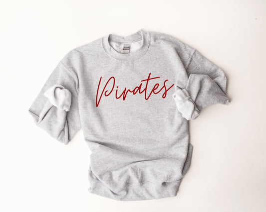 Pirates Cursive Sweatshirt