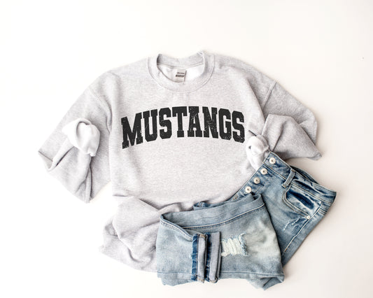 Mustangs Block Sweatshirt