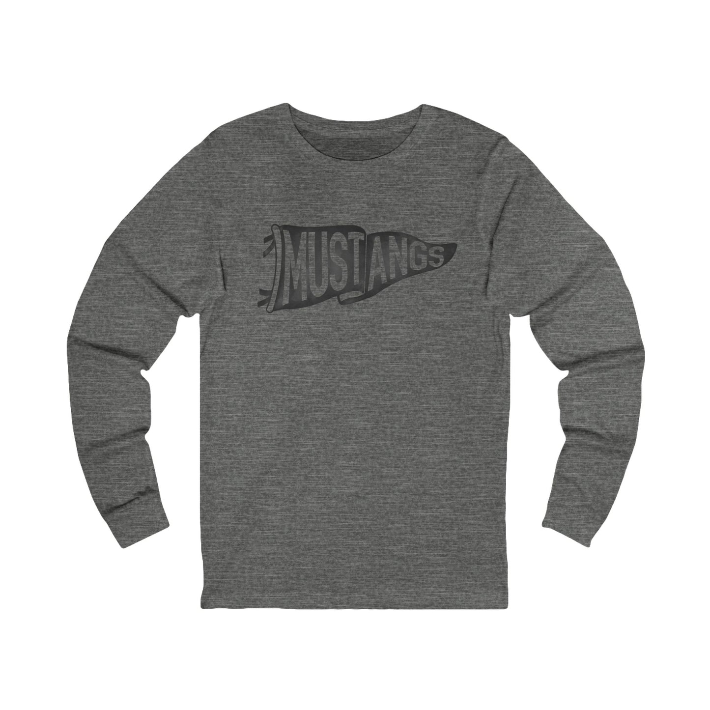 Mustangs Pennant Long Sleeve T-Shirt