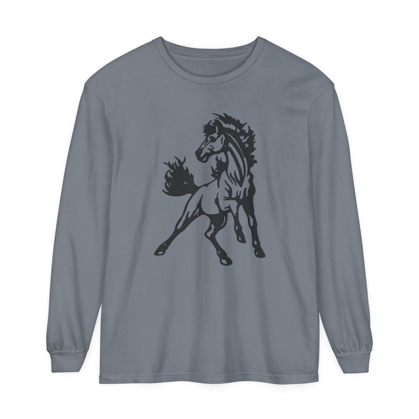 Mustangs Throwback Long Sleeve T-Shirt