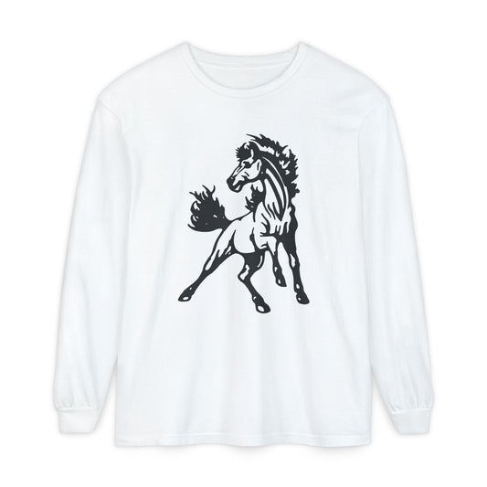Mustangs Throwback Long Sleeve T-Shirt