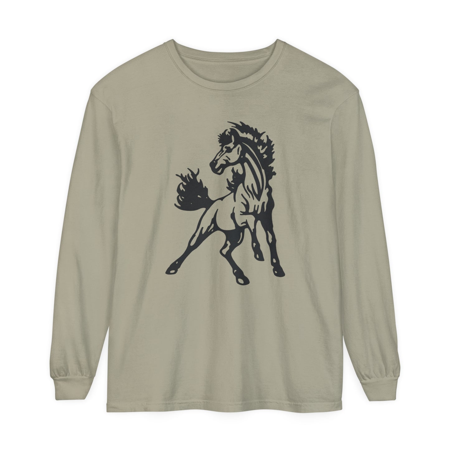 Mustangs Throwback Long Sleeve T-Shirt