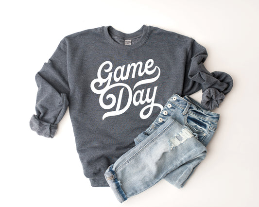 Game Day Cursive Sweatshirt