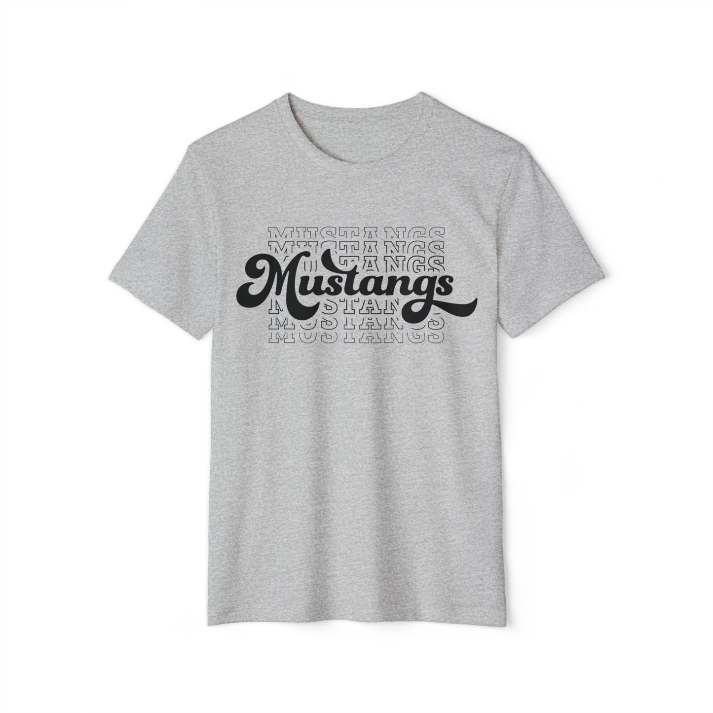 Mustangs Retro Print Tee