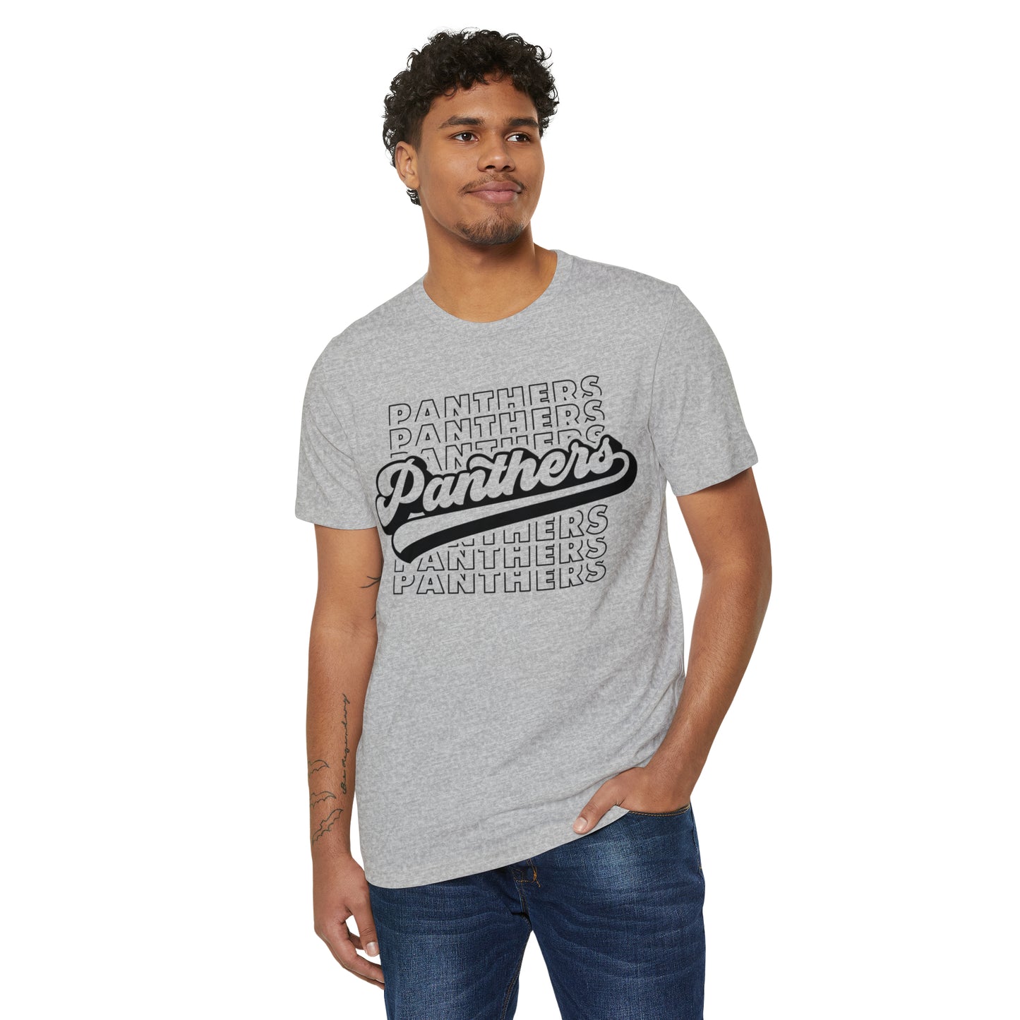 Panthers Vintage Print Tee