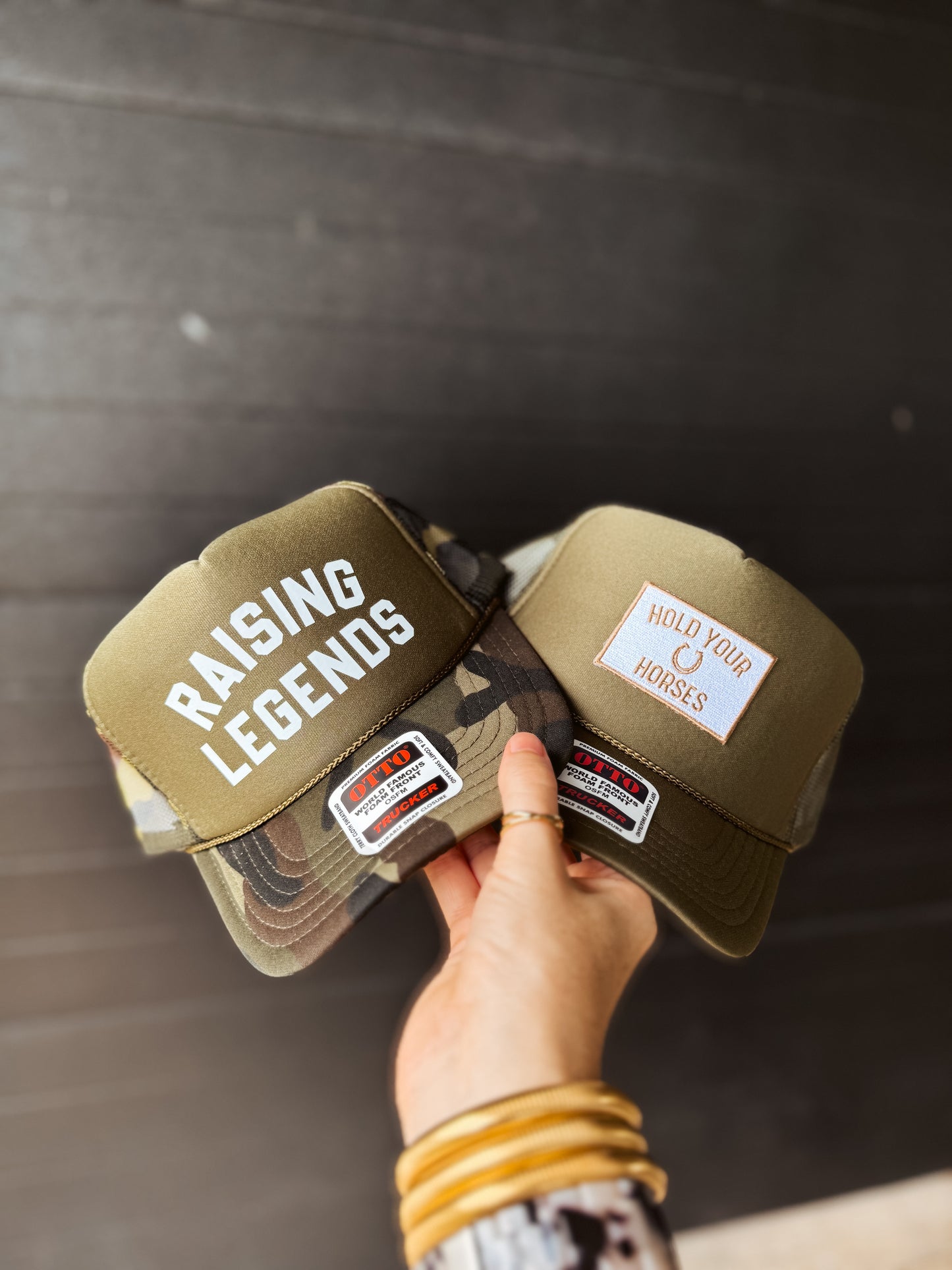 Hold Your Horses Patch Trucker Hat **Preorder**