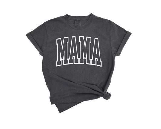 Mama Block Outline Tee