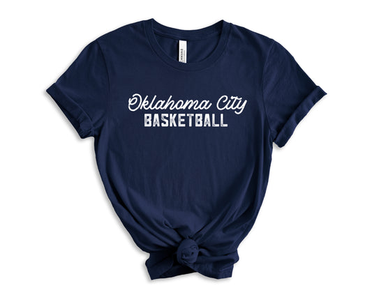 Oklahoma City Basketball Tee