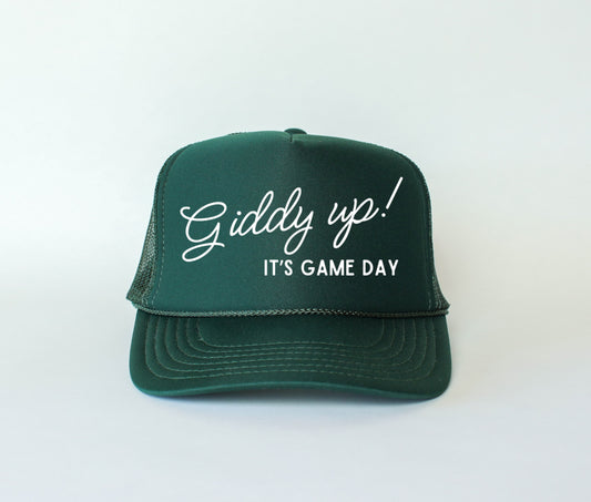 Giddy Up! It's Game Day Trucker Hat