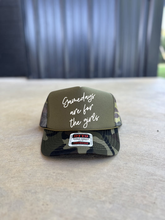 Gamedays Are For The Girls Trucker Hat