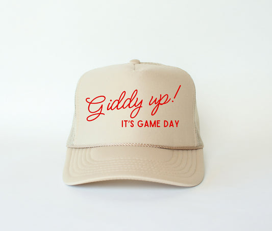 Giddy Up! It's Game Day Trucker Hat
