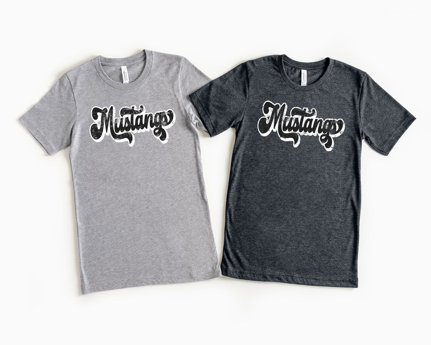 Mustangs Retro Shadow Tee