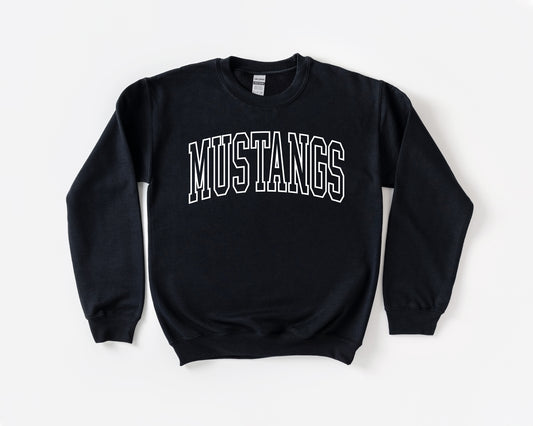 Mustangs Block Sweatshirt