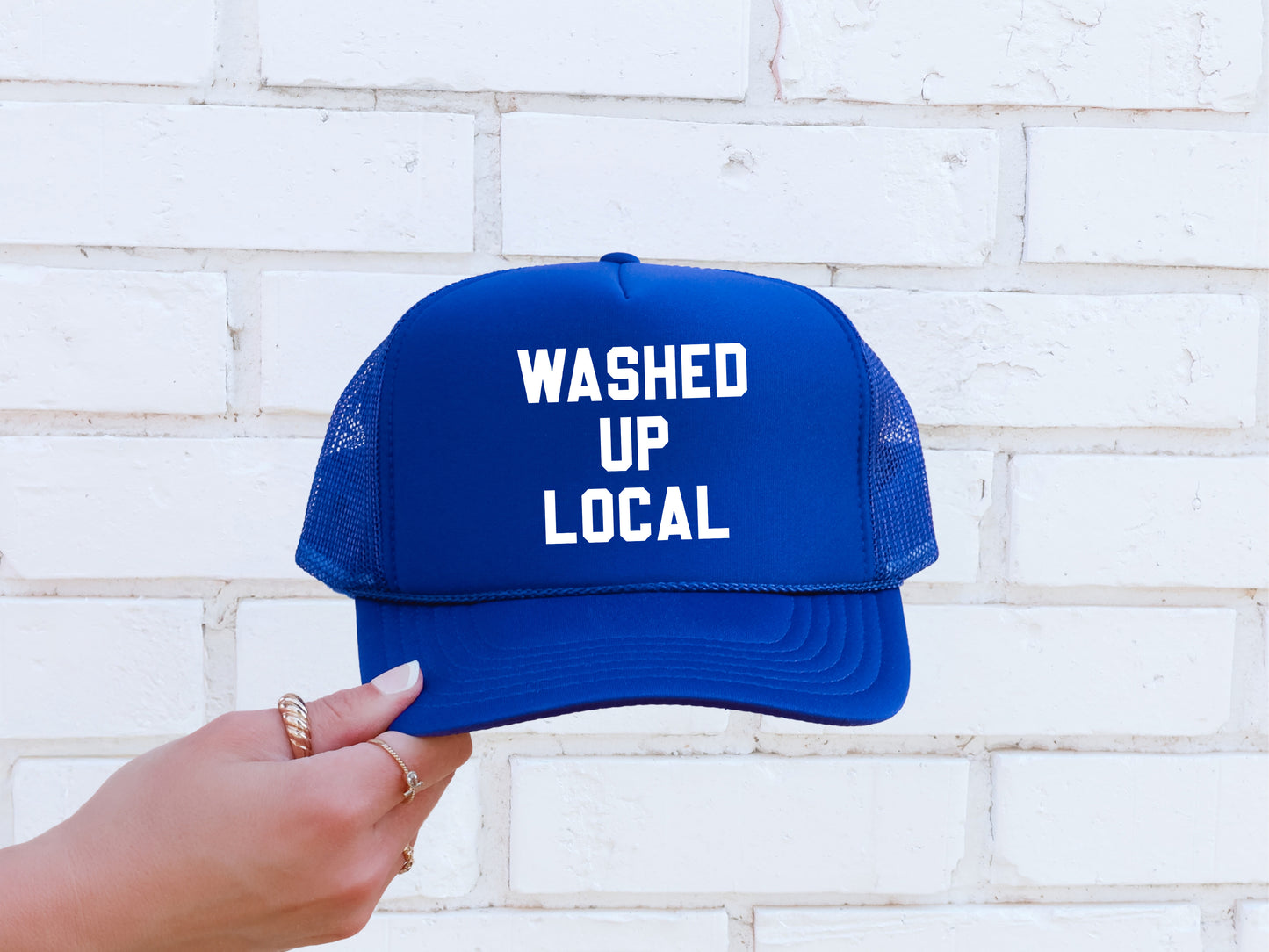 Washed Up Local Trucker Hat