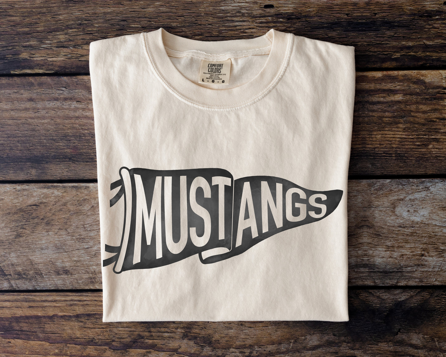 Mustangs Pennant Tee