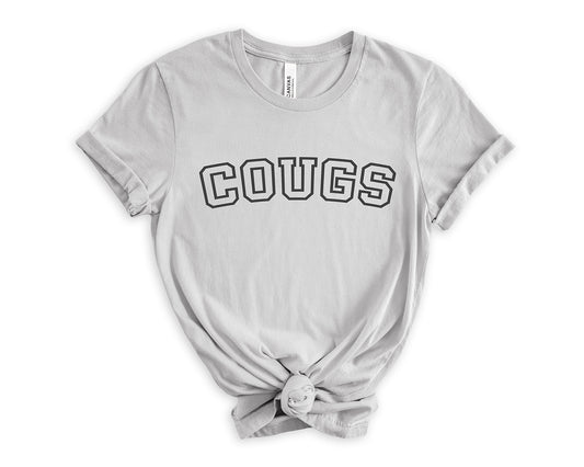 Cougs Block Outline Tee