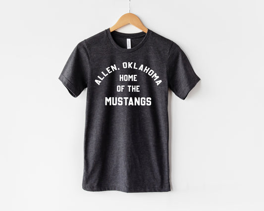 Home of The Mustangs Tee