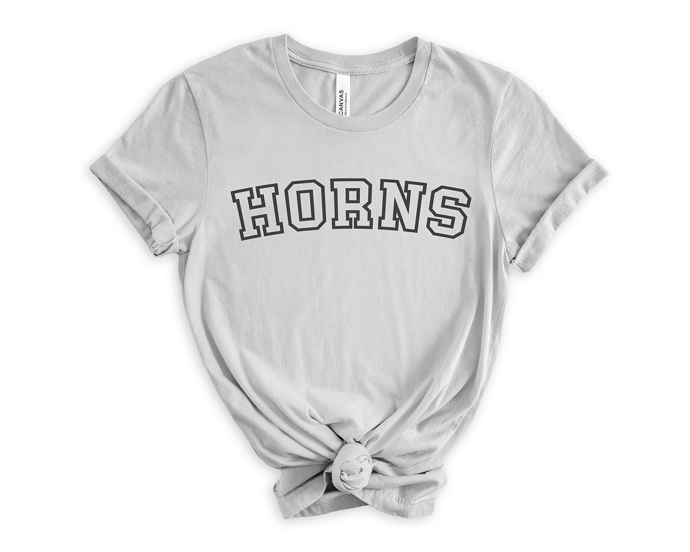 Horns Block Outline Tee