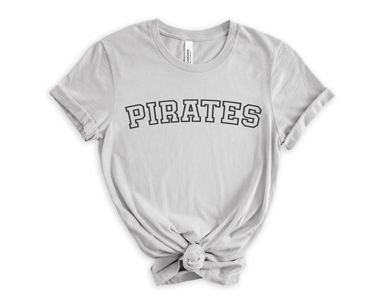 Pirates Block Outline Tee