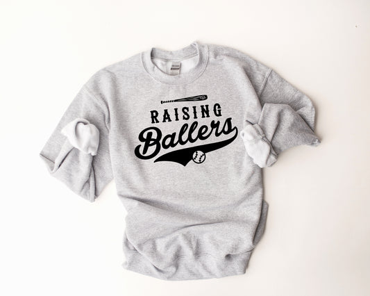 Raising Ballers Baseball/Softball Sweatshirt