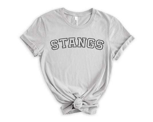 Stangs Block Outline Tee