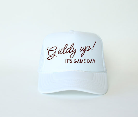 Giddy Up! It's Game Day Trucker Hat