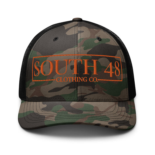 South 48 Camouflage Embroidered Trucker Hat