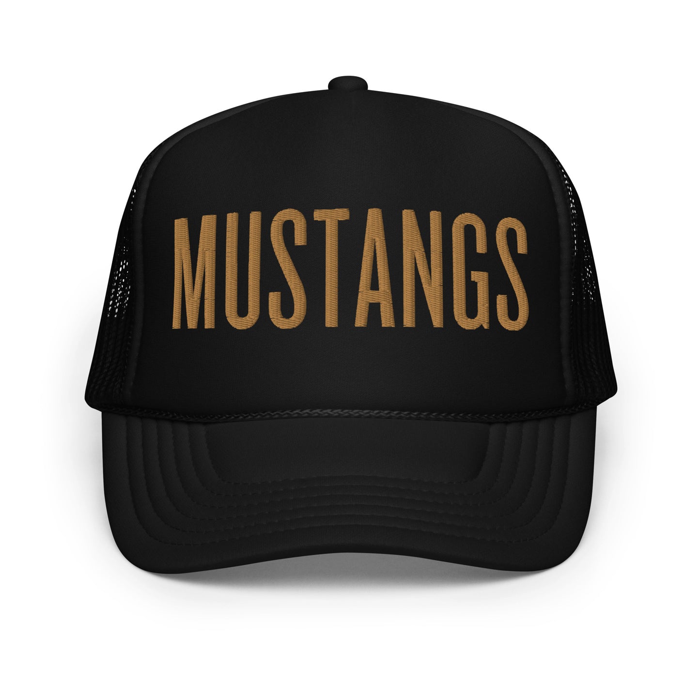 Mustangs Embroidered Foam Trucker Hat