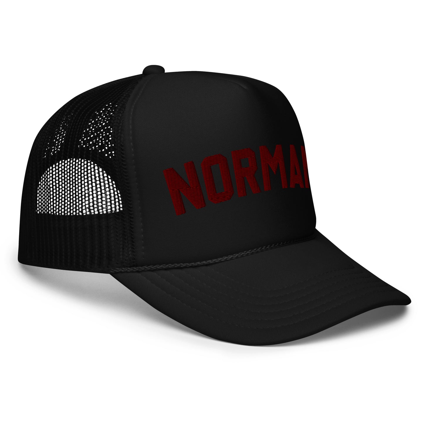 Norman Embroidered Foam Trucker Hat