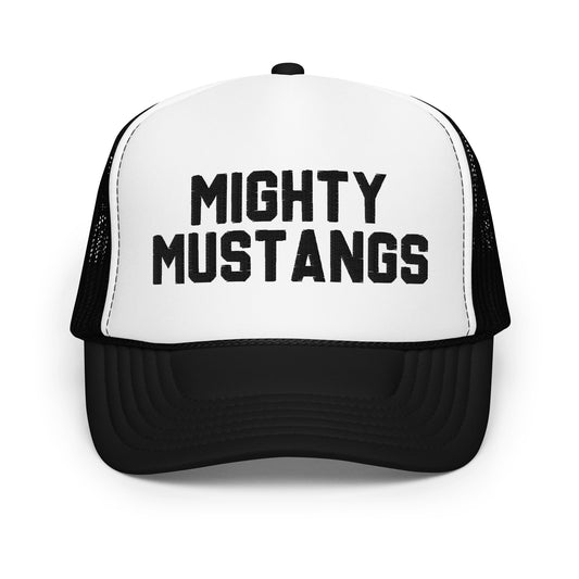 Mighty Mustangs Embroidered Foam Trucker Hat