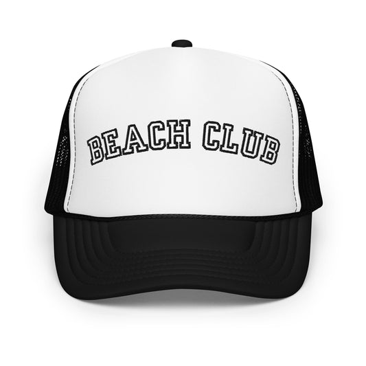 Beach Club Embroidered Foam Trucker Hat