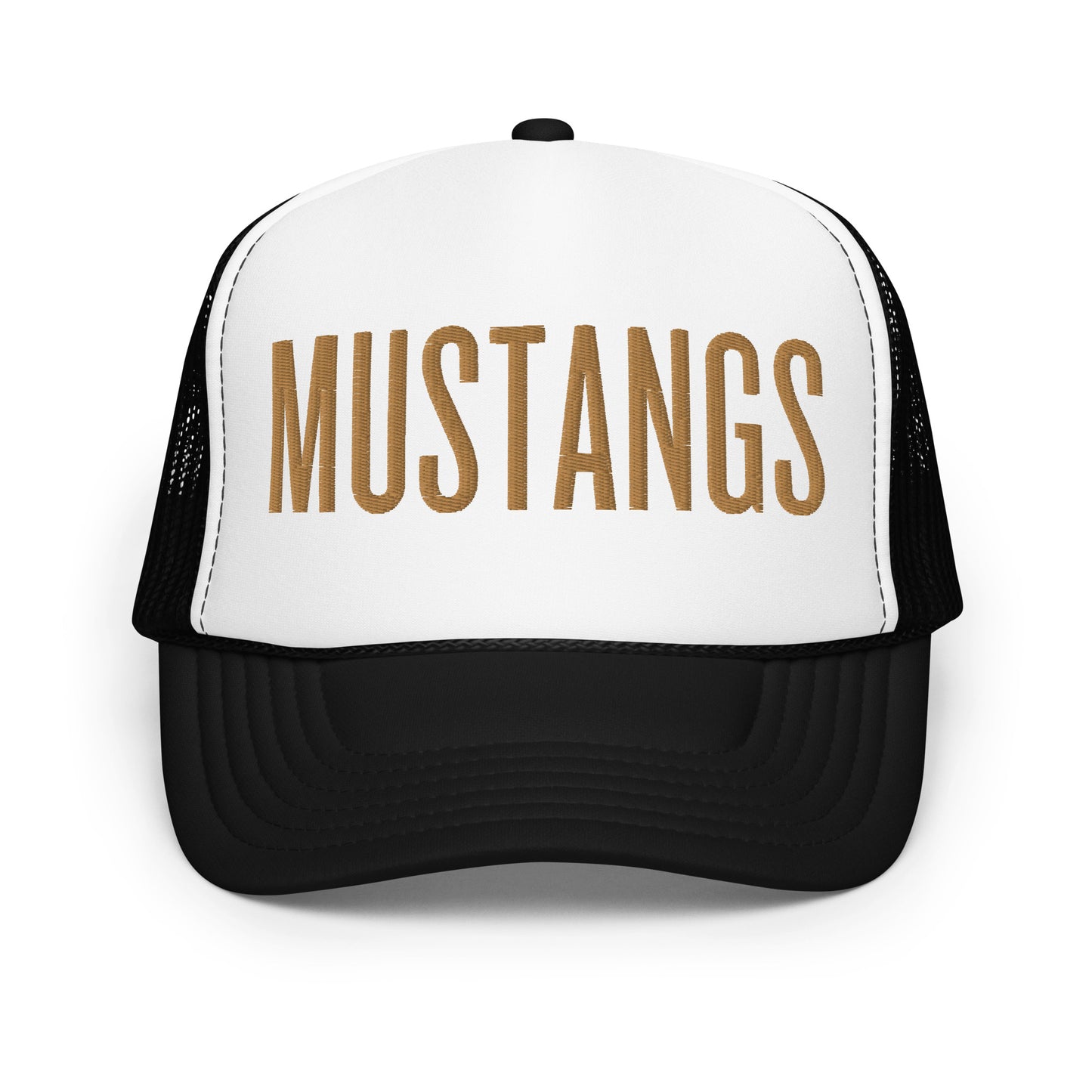 Mustangs Embroidered Foam Trucker Hat