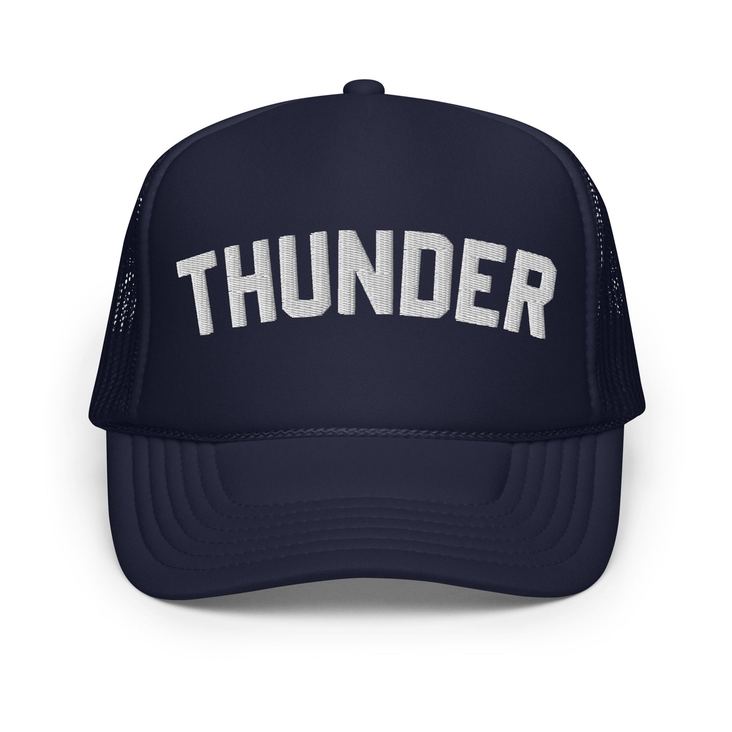 Thunder Embroidered Foam Trucker Hat