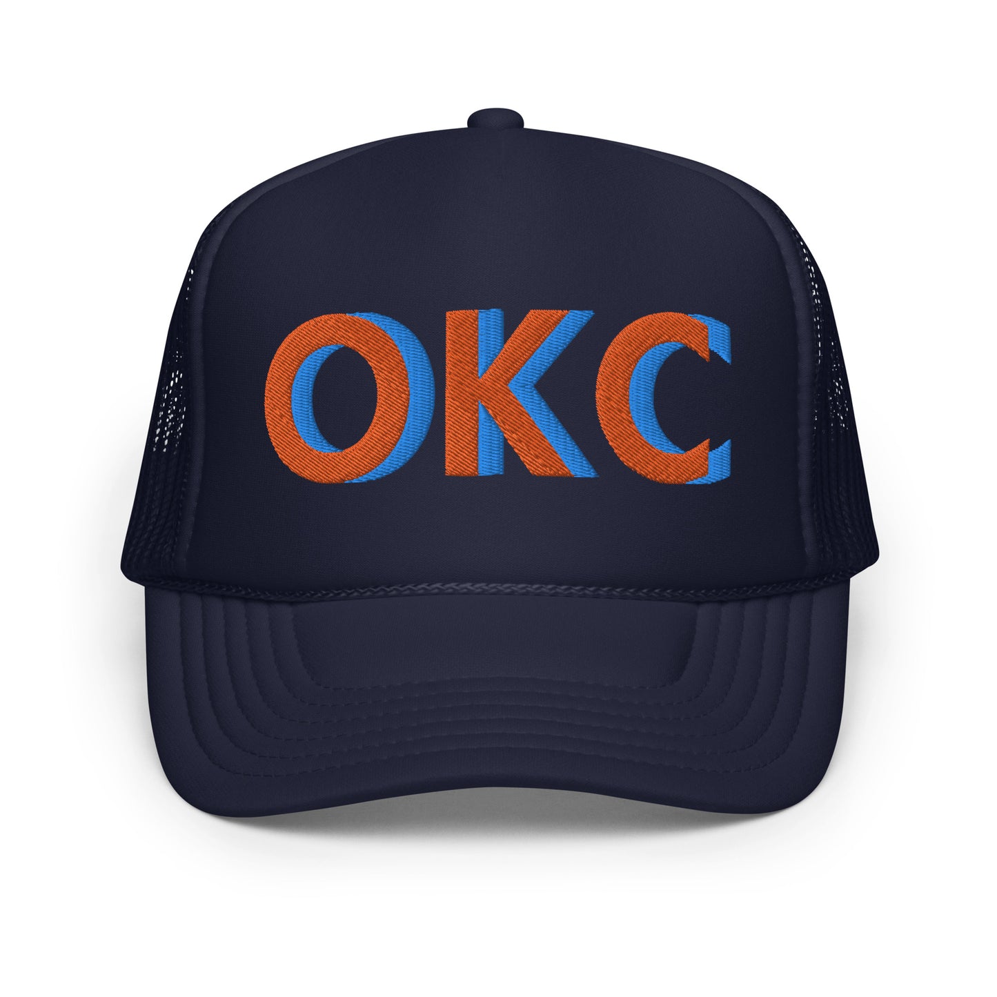 OKC Bold Embroidered Foam Trucker Hat