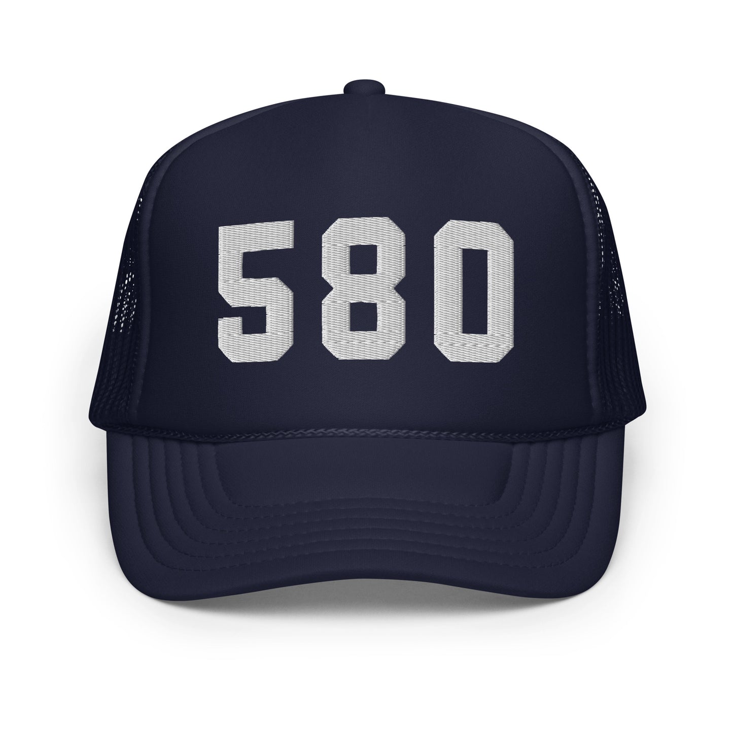 580 Embroidered Foam Trucker Hat