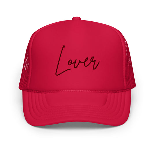 Lover Embroidered Foam Trucker Hat